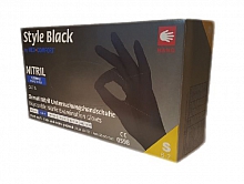 Nitril Style Black puderfrei by Med-Comfort Einmal Nitril-Untersuchungshandschuhe