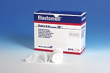 Elastomull Elastische Fixierbinde, w 4mx8cm, 100 Binden lose im Karton