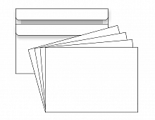 Briefumschläge C6 ohne Fenster weiß selbstklebend; Packung mit 1000 Stück