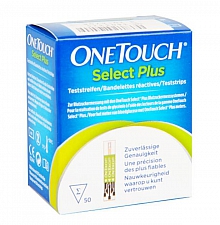One Touch® Select Plus (Import) Blutzuckerteststreifen, Pack. a 50 Stück