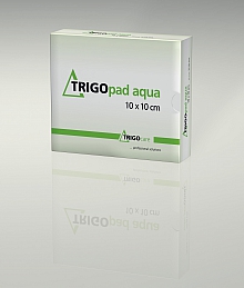 Trigopad aqua 10cm x10cm, Pack zu 10 St. transparente Hydrogelauflage