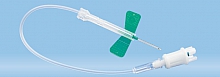 Safety-Multifly®-Kanüle 21G, grün 0,8x20mm, langer Schlauch, 120 Stück